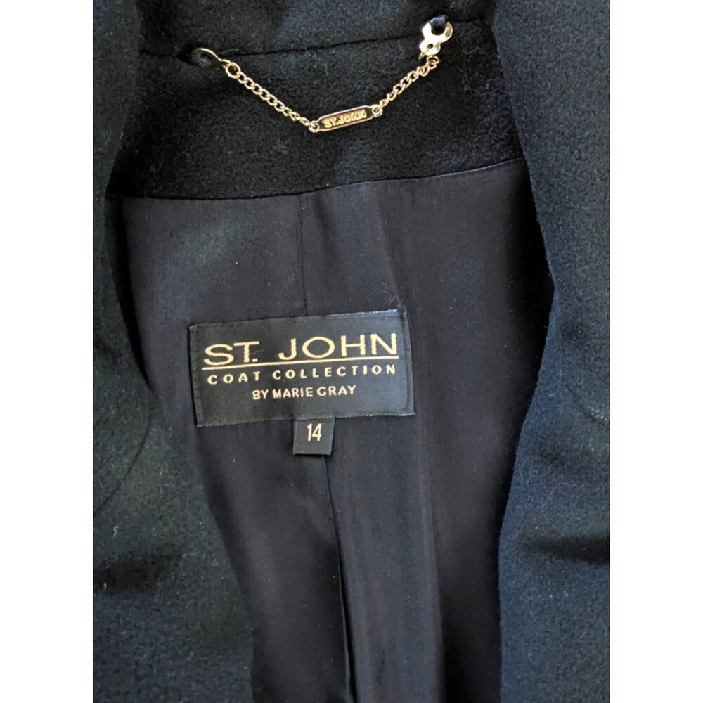 St John Cashmere Wrap Coat - Picture 8 of 16